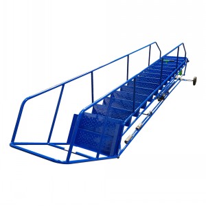 Industrial Mobile Access Steps 550mm Wide Knock Down